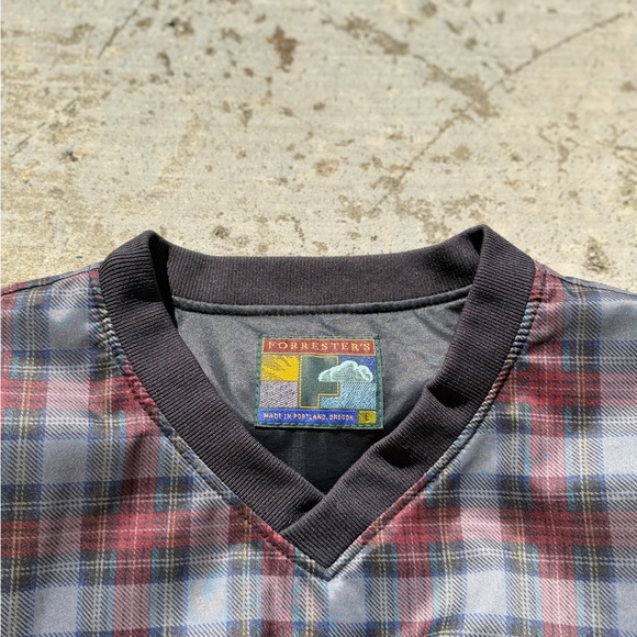 Plaid Windbreaker Jacket - Picture 2 of 4